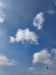 Fototapeta premium 뭉게 구름