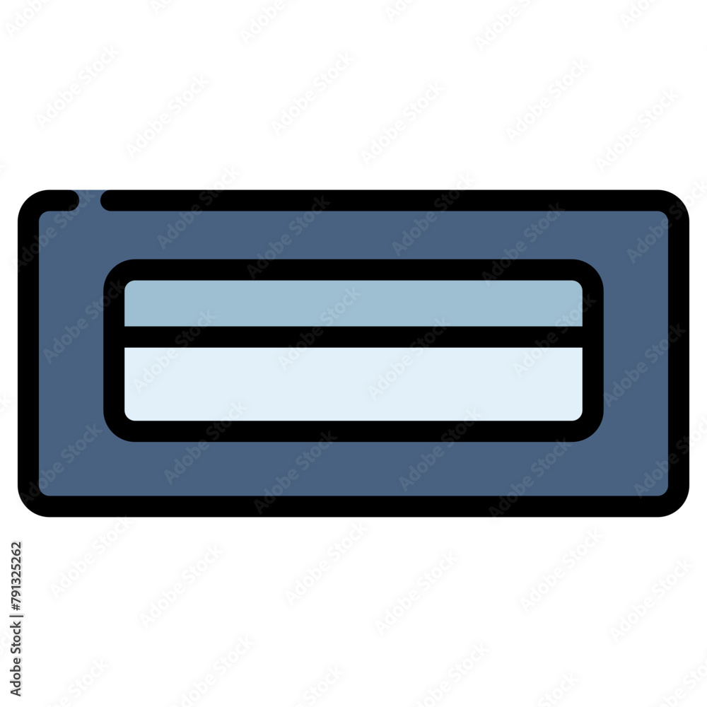 Poster usb port vector icon filled line style. perfect use for logo, presentation, website, and more. moder