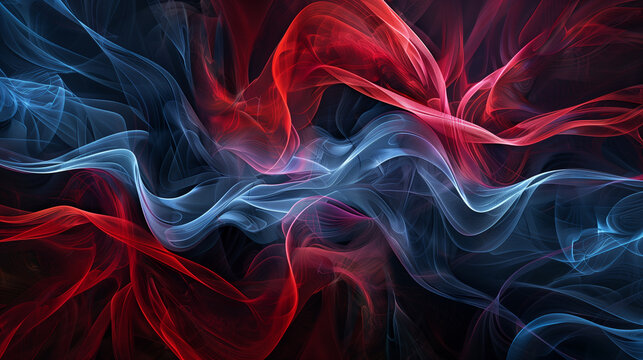 An abstract background with wave pattern style, Generative AI