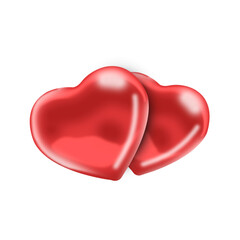 valentines day card with heart logo