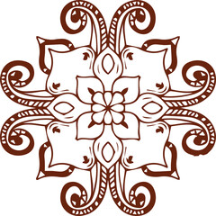 Beautiful mandala art, vector mandala design