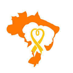 Maio laranja, ribon orange