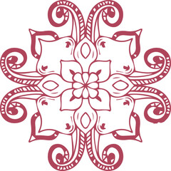 Beautiful mandala art, vector mandala design
