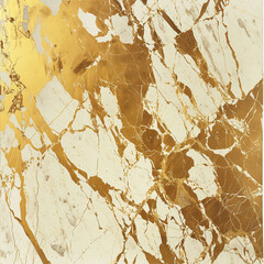 Golden Veins in Abstract Marble Texture 