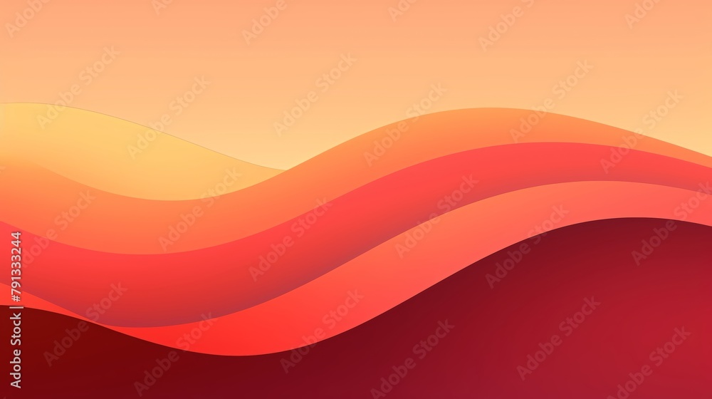 Poster a graphic design portfolio image displaying a brand logo created with fluid curved lines set against