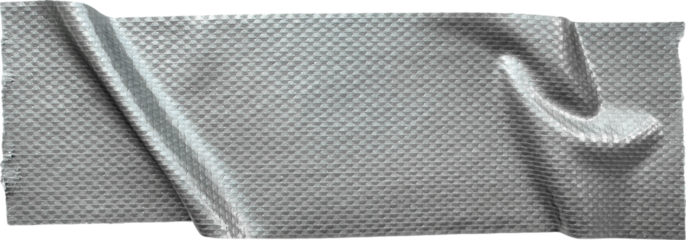 Gray Textured Crumpled Torn Duct Tape