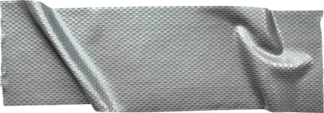 Gray Textured Crumpled Torn Duct Tape