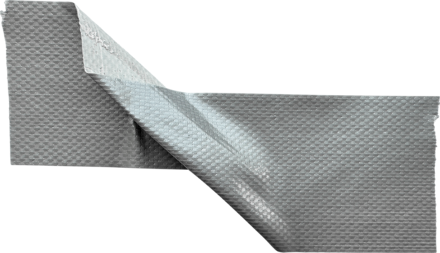 Gray Textured Crumpled Torn Duct Tape