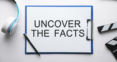 Uncover The Facts. Business concept - 791337854