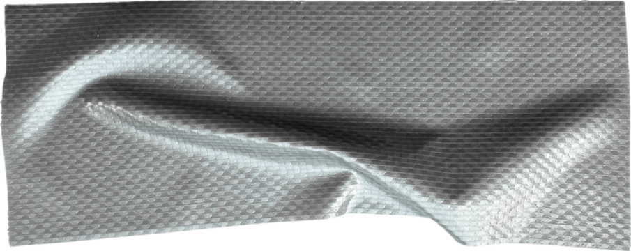 Gray Textured Crumpled Torn Duct Tape