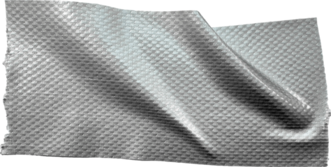 Gray Textured Crumpled Torn Duct Tape