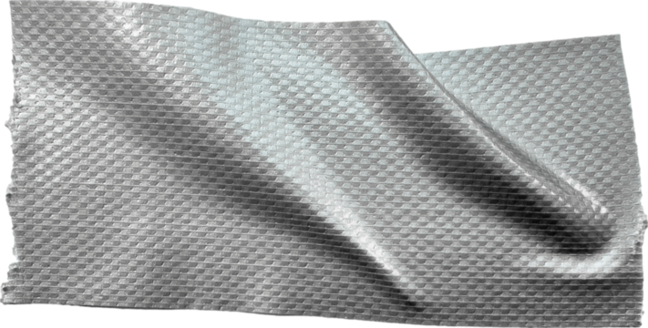 Gray Textured Crumpled Torn Duct Tape