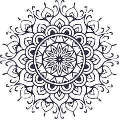 Beautiful mandala art, vector mandala design