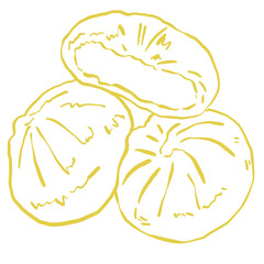 Elements illustration food color vegetable painting drawing 