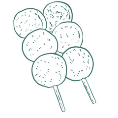 Elements illustration food color vegetable painting drawing 