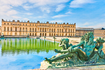 Fototapeta na wymiar Fabulous, Royal suburb of Paris - Versailles.