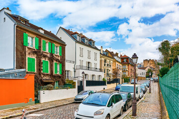 District Montmartre. Fabulous, magnificent Paris in early spring.