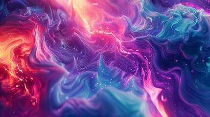 Fototapeta premium abstract colorful background with liquid paints