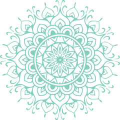Beautiful flower art and mandala vector design