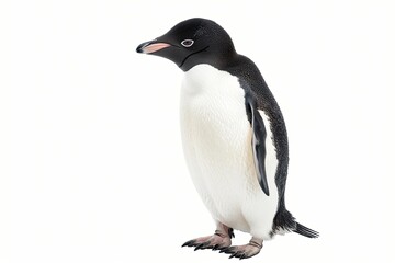 Adlie Penguin isolated on white