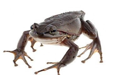 African Clawed Frog isolated on white