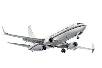 Obraz premium Airplane isolated on white