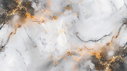 cosmos white gold grey marble backround, copy and text space, 16:9