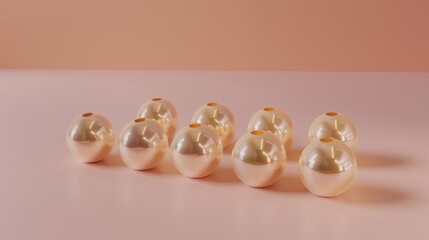Blank mockup of a pack of balls with bells inside for added auditory stimulation for your pet. .