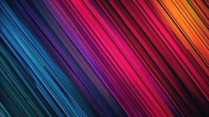 Background with color lines. Different shades and thickness ,Abstract rainbow colorful diagonal stripes pattern background with blur and vintage effect, mulberry and medium aqua marine colors  - obrazy, fototapety, plakaty
