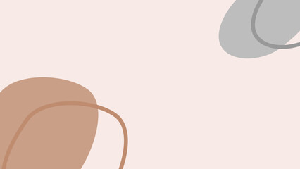 simple aesthetic background template in pastel color