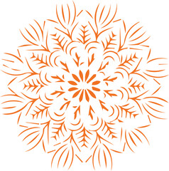 Beautiful mandala art, vector mandala design