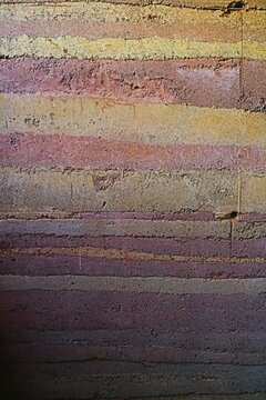 rammed earth wall texure
