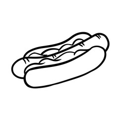 Hotdog Coloring