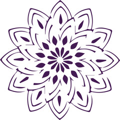 Beautiful mandala art, vector mandala design