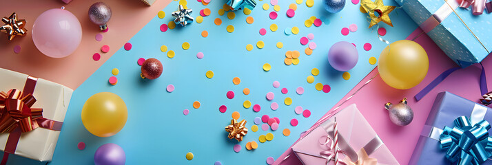 mockup, flatlay, birthday party invitation