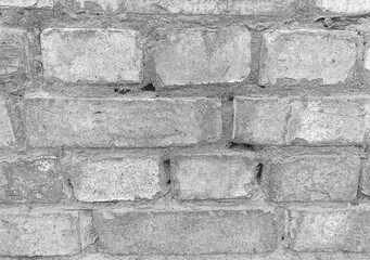 Brick wall pattern background. Pencil hand drawing sketch