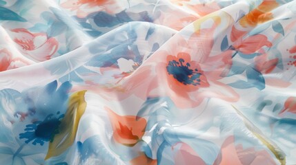 Defocused watercolorinspired florals with soft pastel hues and brushstrokes set a dreamy and playful tone in Whimsical Winds. .