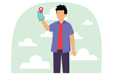 Weekend Holiday Flat Illustration Design