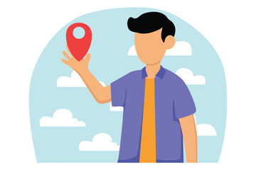 Weekend Holiday Flat Illustration Design