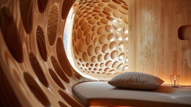 Let the vibrations of carefully curated sound frequencies wash over you in this acoustically perfect Sound Healing Room. .