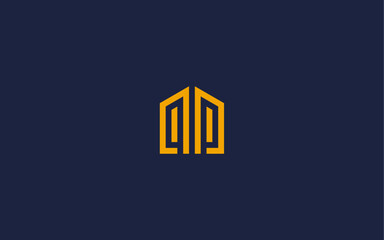 letters pp with house logo icon design vector design template inspiration