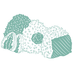 Elements illustration food color vegetable painting drawing art line rice cruise