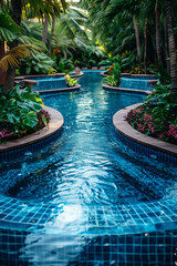 swimming pool in the resort