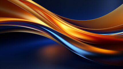 3d Illustration of a futuristic wave background; featuring dynamic; abstract waves.