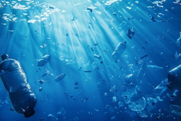 The concept of plastic pollution in the ocean