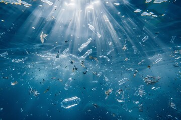 The concept of plastic pollution in the ocean