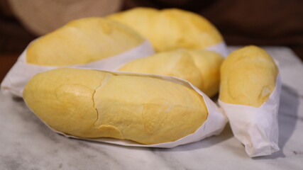 Durian, natural fruit is very popular