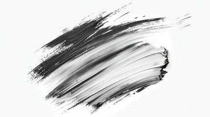 Abstract Black and White Brush Stroke Texture