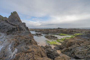 Geopark located on Saturraran beach on the northern coast of Spain.