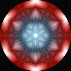 mandala of healing light, hospitable light, clarifying light, light that illuminates the soul,   mandala for meditation, stopping internal dialogue, 
circular abstract composition
